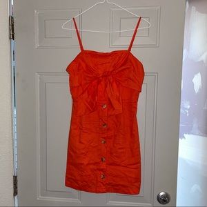 Orange Mini Dress